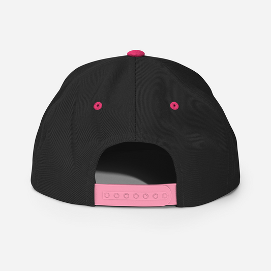 Snapback - fenvex – Noir & Rose fluo