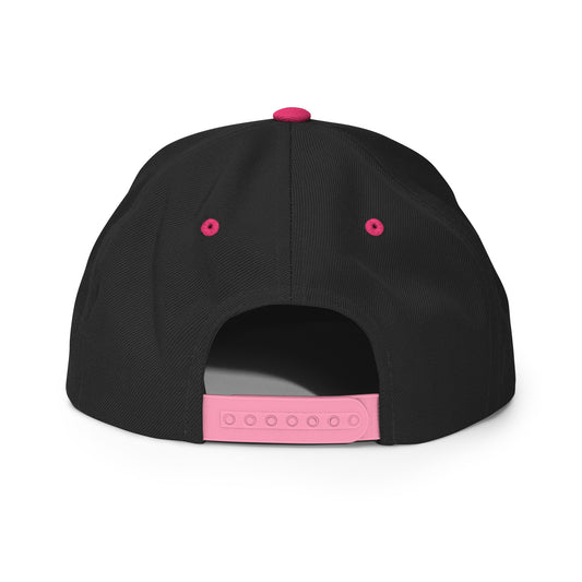 Snapback | Bobo | Noir & Rose fluo