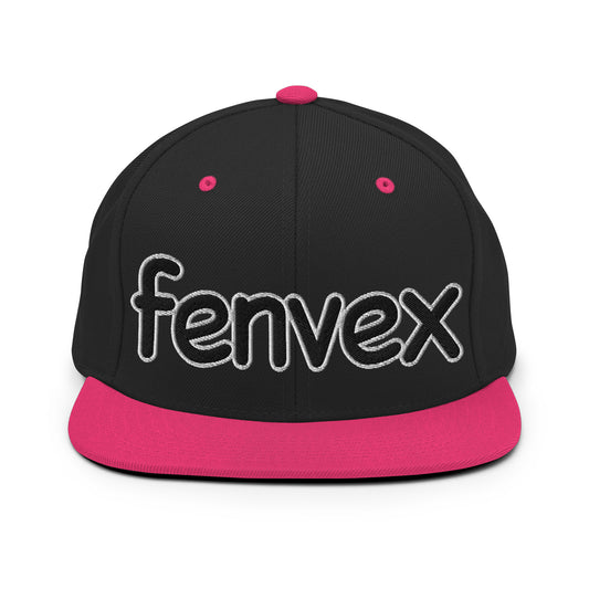 Snapback | fenvex | Noir & Rose fluo