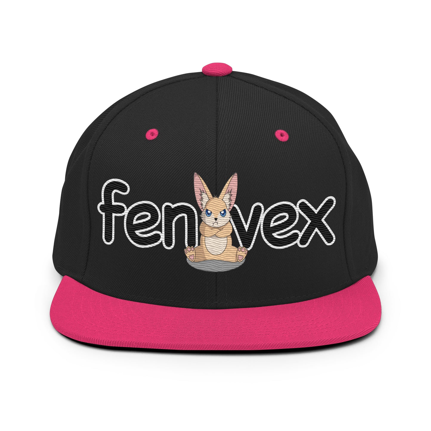 Snapback | BOBO | Black & Neon Pink