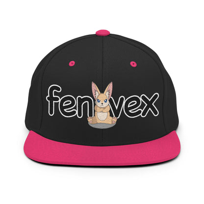Snapback | BOBO | Black & Neon Pink