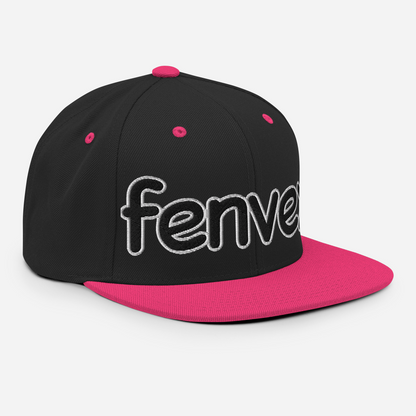 Snapback - fenvex – Noir & Rose fluo