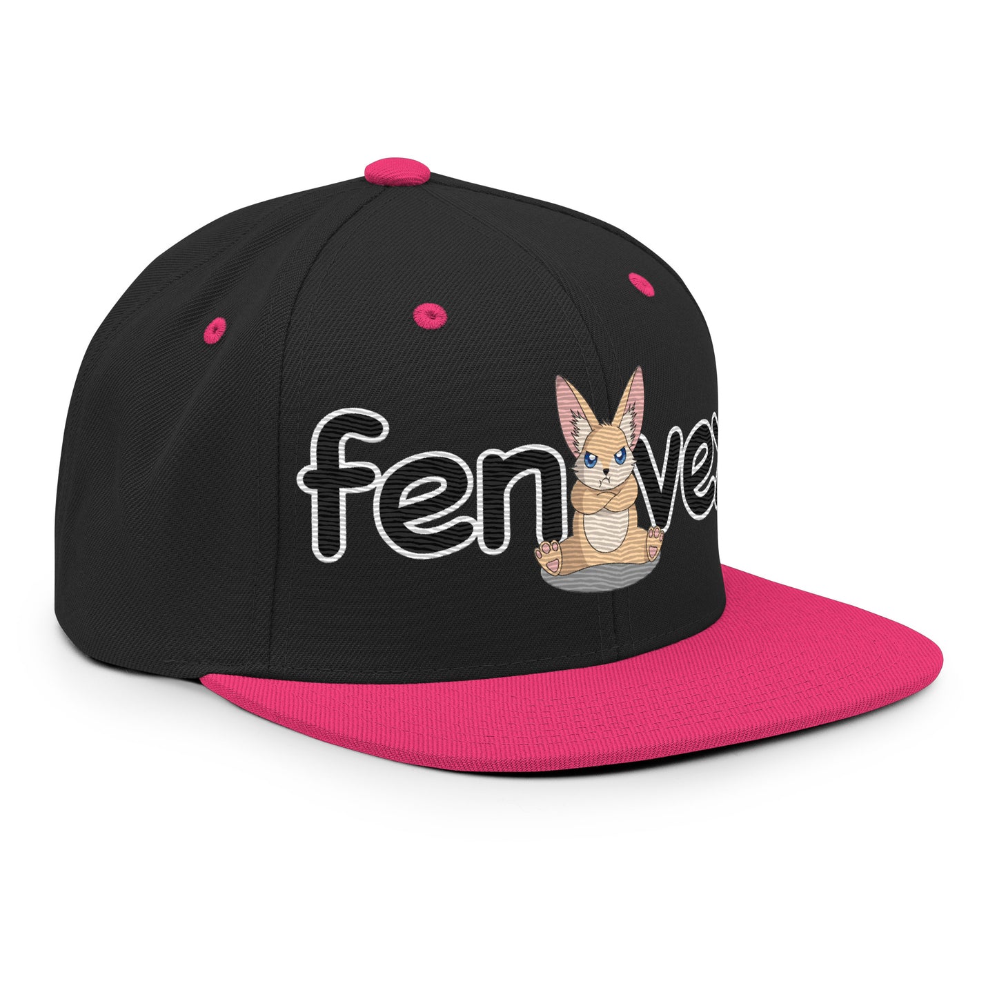 Snapback | BOBO | Black & Neon Pink
