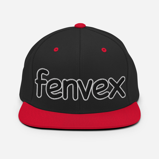 Snapback - Fenvex – Noir & Rouge