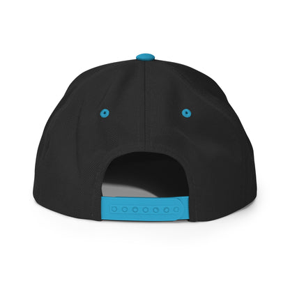 Snapback | Bobo | Noir & Bleu turquoise