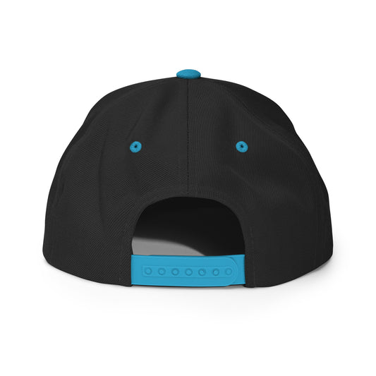 Snapback | Bobo | Noir & Bleu turquoise