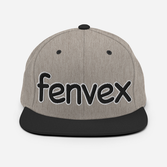 Snapback - Fenvex – Gris chiné & Noir