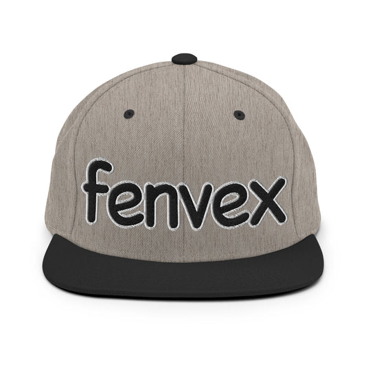 Snapback | Fenvex | Gris chiné & Noir