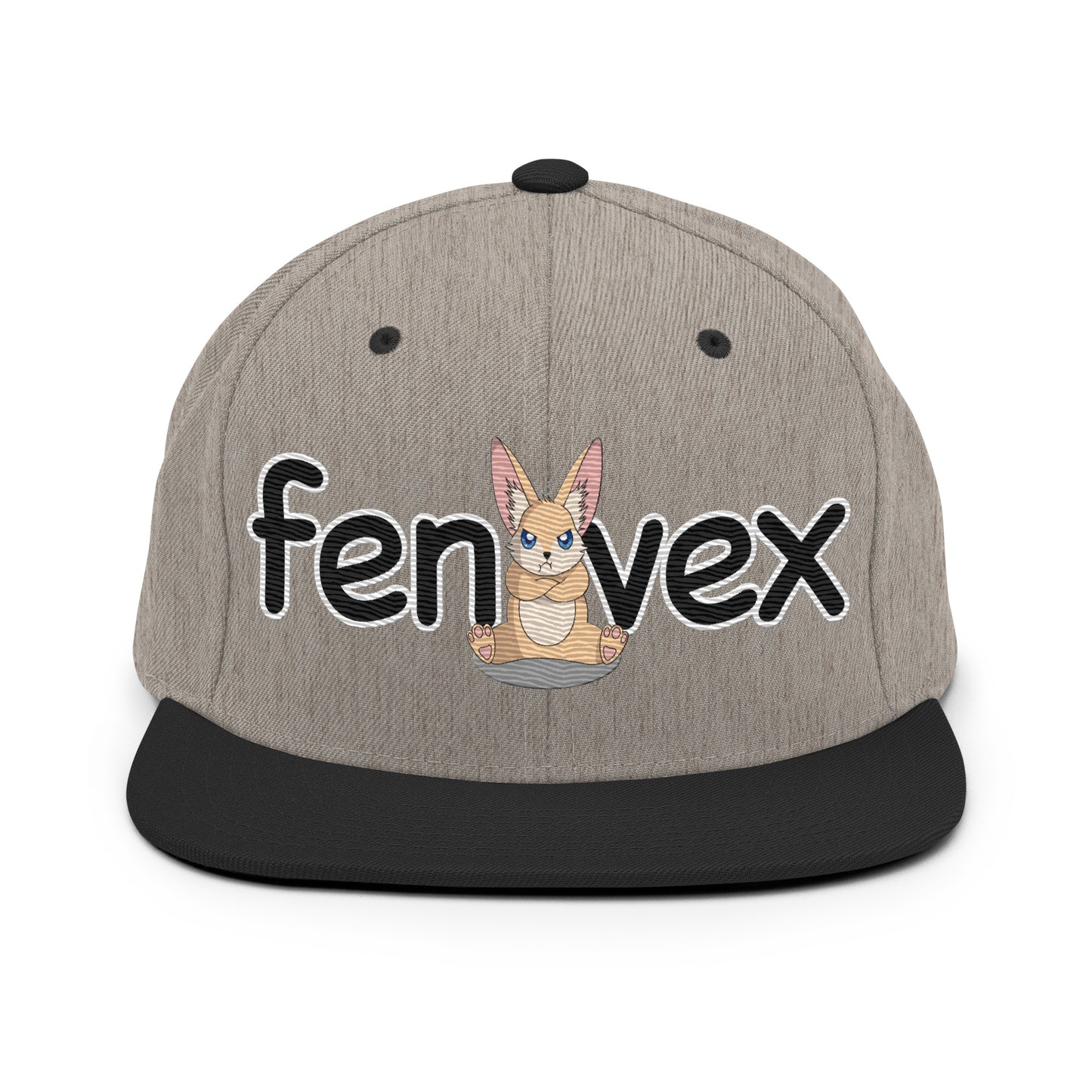 Snapback | Bobo | Gris chiné & Noir