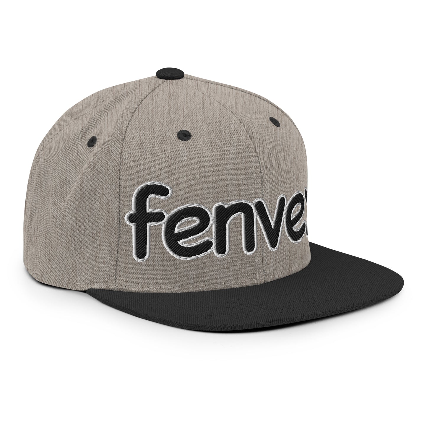 Snapback | Fenvex | Gris chiné & Noir