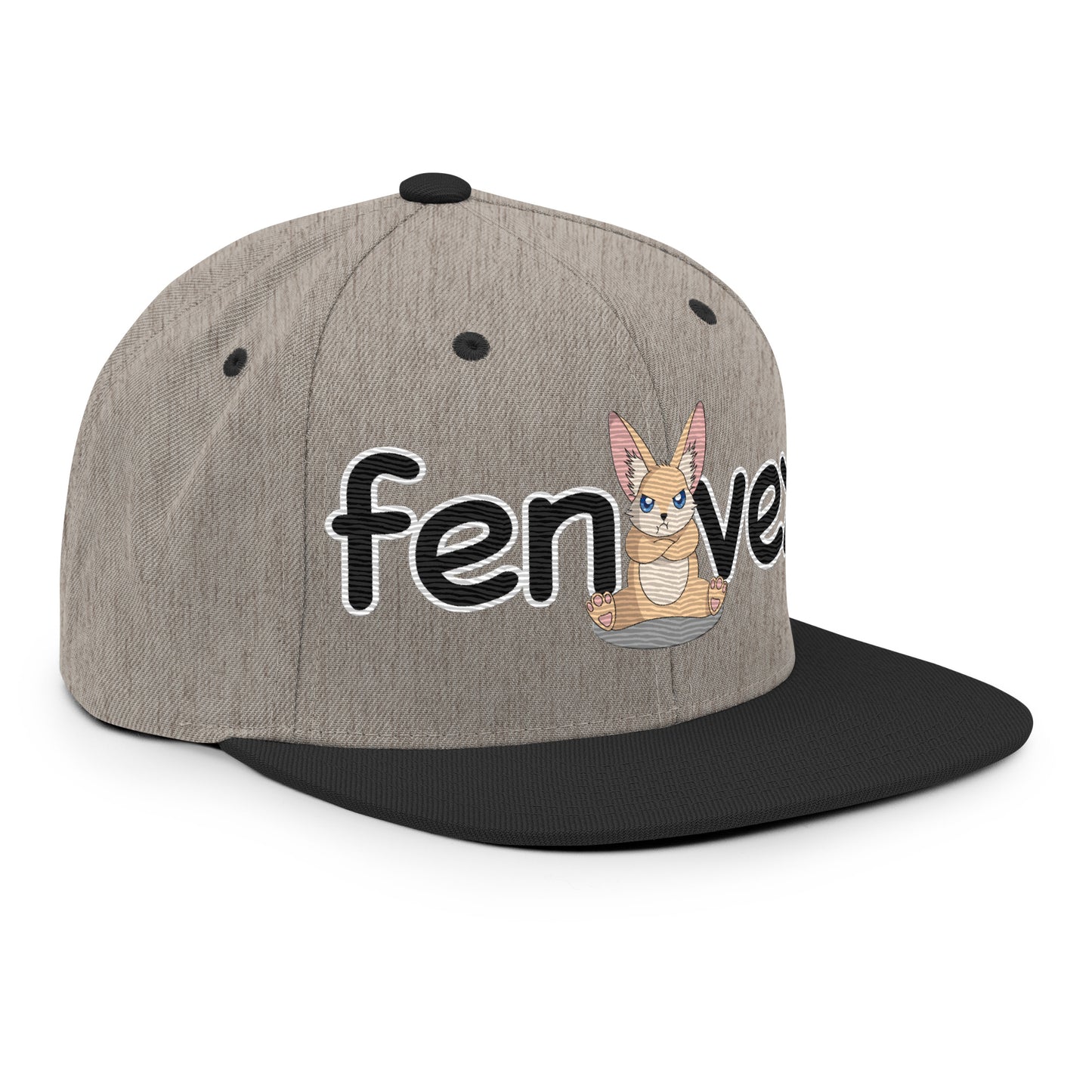 Snapback | Bobo | Gris chiné & Noir